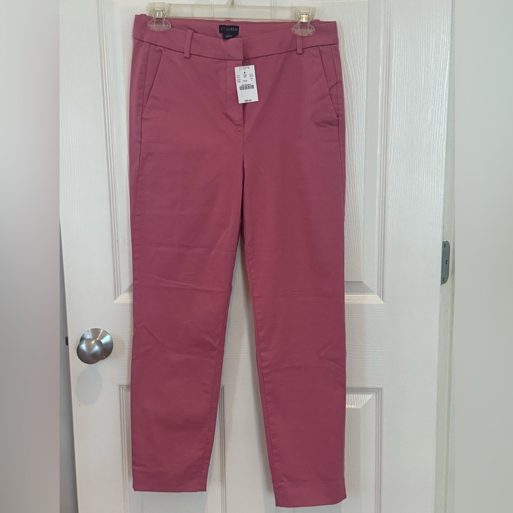 J. Crew Pink Crop Pants. Size 4